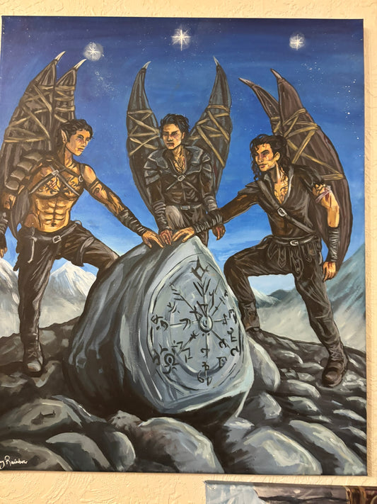 Elite Brotherhood Original Painting